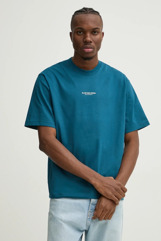 G-Star tricou din bumbac albastru D24780.C336
