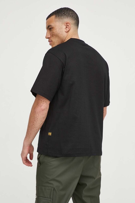 Odzież G-Star t-shirt bawełniany D24780.C336 czarny
