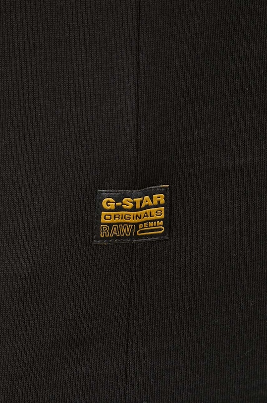 Βαμβακερό μπλουζάκι G-Star μαύρο D24780.C336