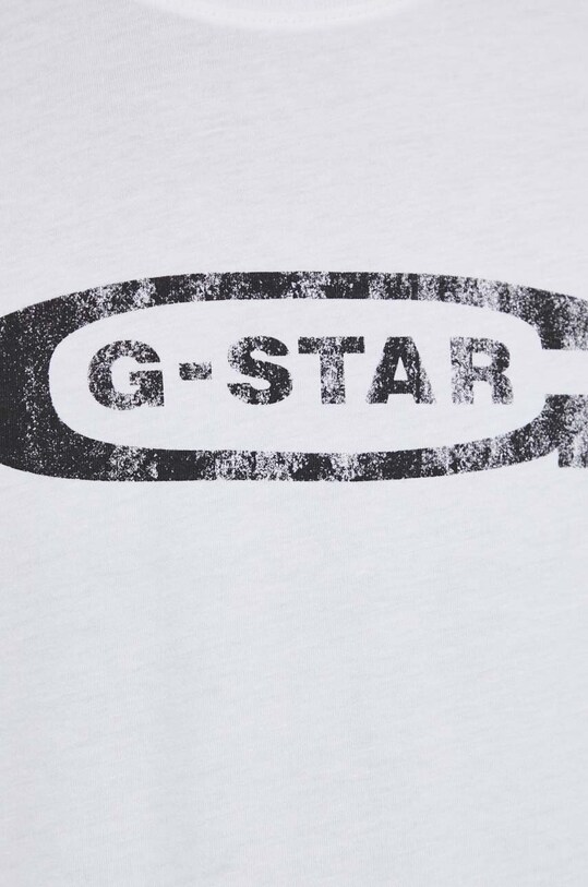 G-Star tricou din bumbac D24365.336 alb