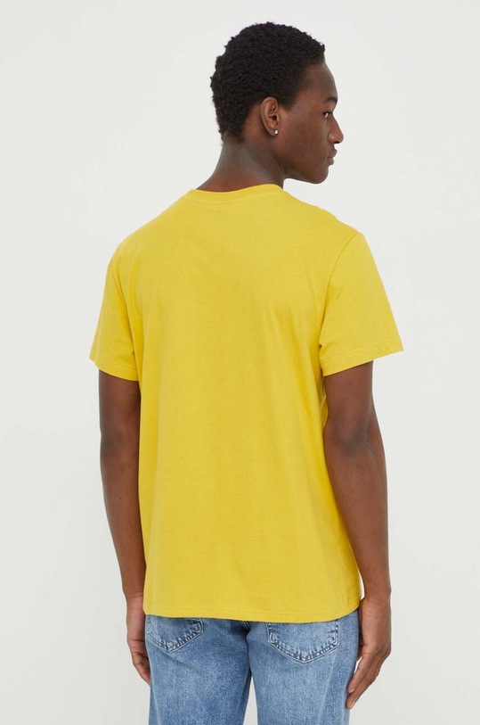 Odzież G-Star t-shirt bawełniany D24365.336 żółty