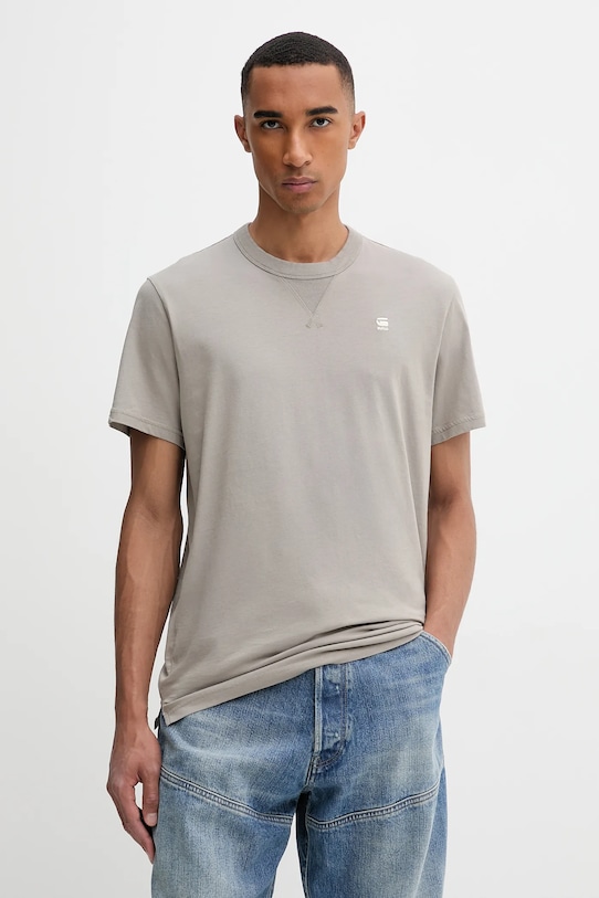 G-Star Raw tricou din bumbac bej D24449.336