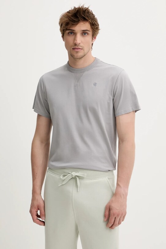 G-Star tricou din bumbac gri D24449.336