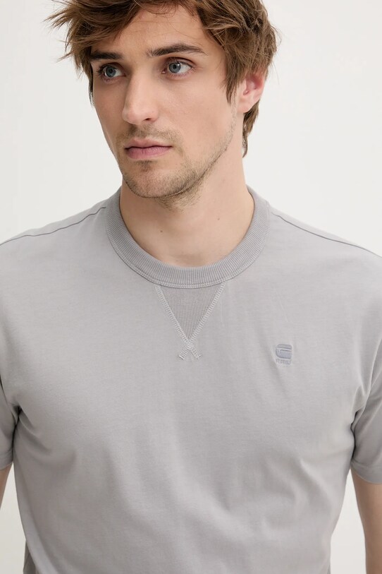 G-Star tricou din bumbac gri D24449.336