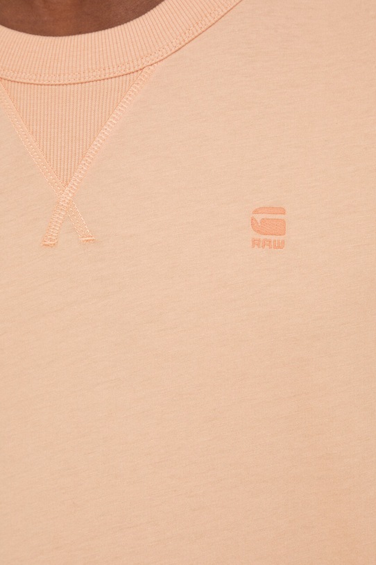 Bavlněné tričko G-Star D24449.336 oranžová