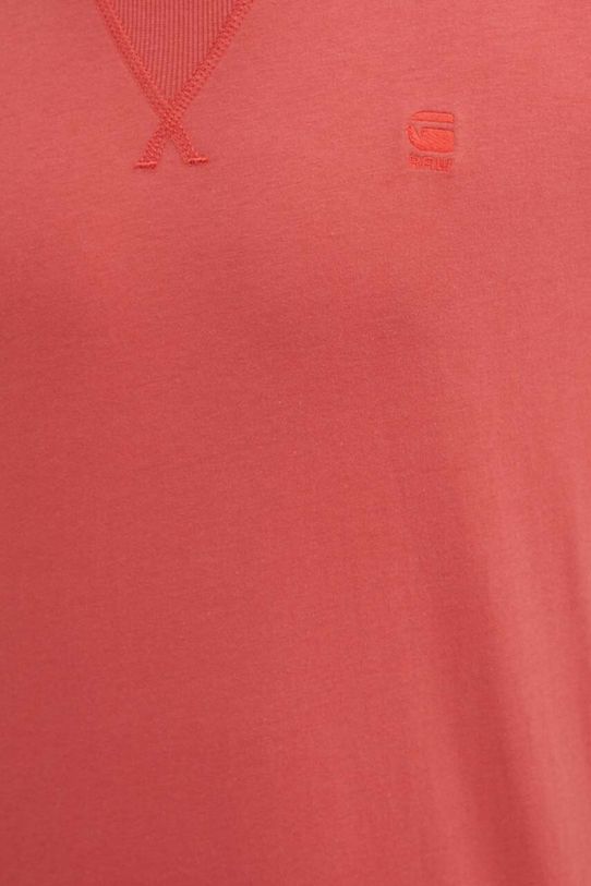 Bavlnené tričko G-Star Raw D24449.336 červená