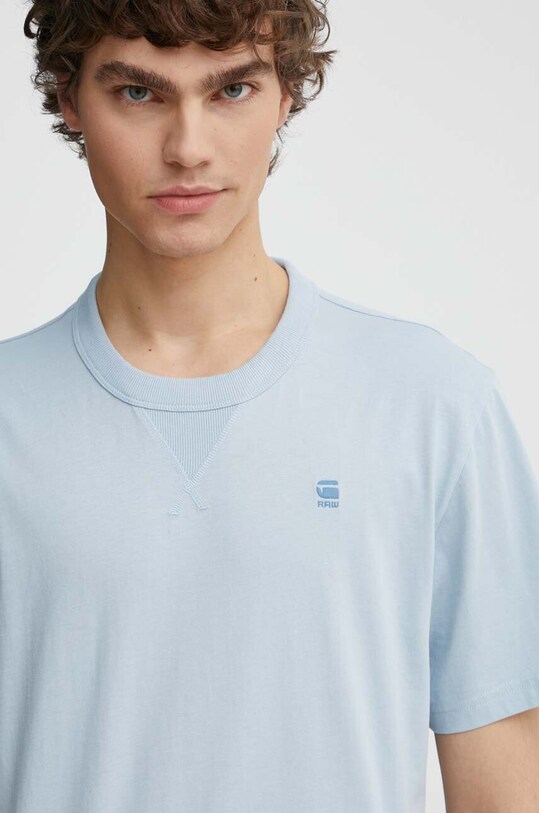 G-Star tricou din bumbac albastru D24449.336