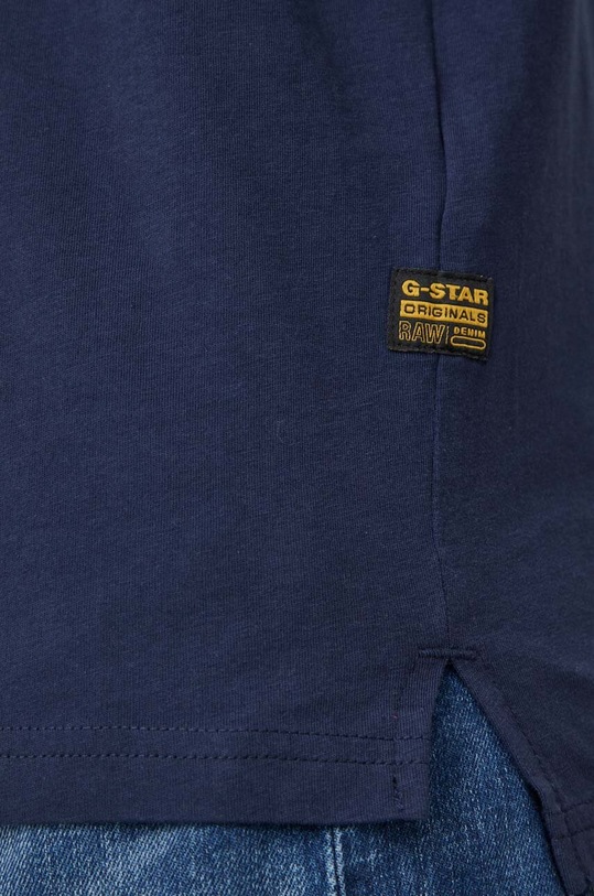 G-Star t-shirt bawełniany D24449.336 granatowy