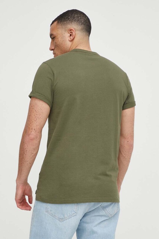 Îmbrăcăminte G-Star tricou din bumbac D24449.336 verde