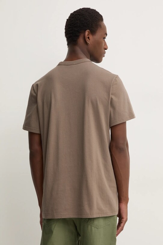 Îmbrăcăminte G-Star tricou din bumbac D24449.336 maro
