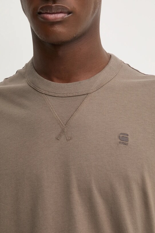 G-Star tricou din bumbac D24449.336 maro
