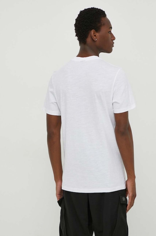Bavlnené tričko G-Star D24424.C372 biela SS24