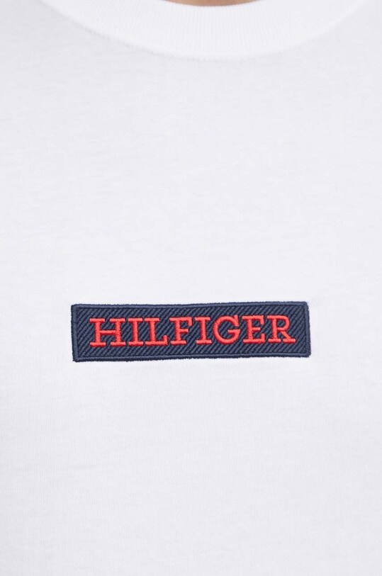 Хлопковая футболка Tommy Hilfiger белый MW0MW34373