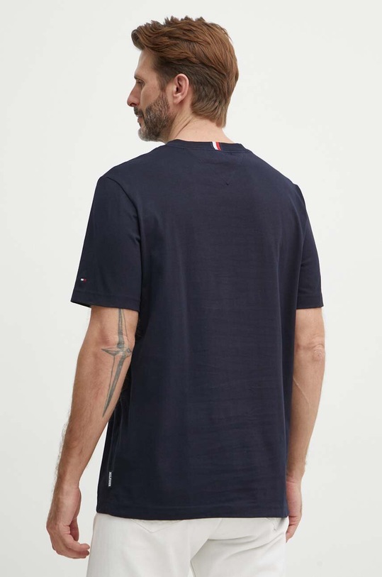 Oblečenie Bavlnené tričko Tommy Hilfiger MW0MW34373 tmavomodrá