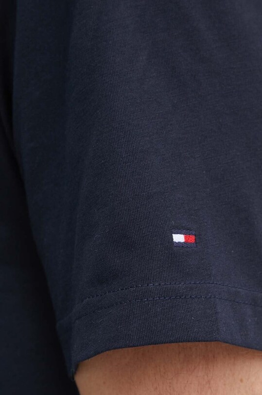 Бавовняна футболка Tommy Hilfiger MW0MW34373 темно-синій