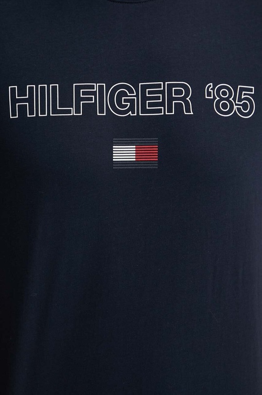 Bavlnené tričko Tommy Hilfiger MW0MW34427 tmavomodrá