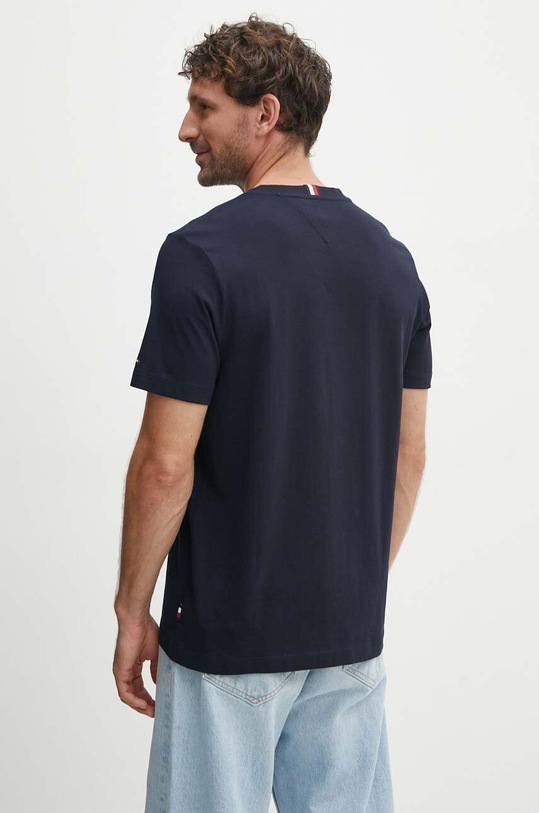 Oblečenie Bavlnené tričko Tommy Hilfiger MW0MW34429 tmavomodrá