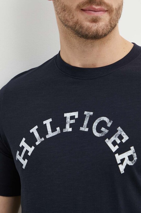 Tommy Hilfiger tricou din bumbac MW0MW34432 bleumarin