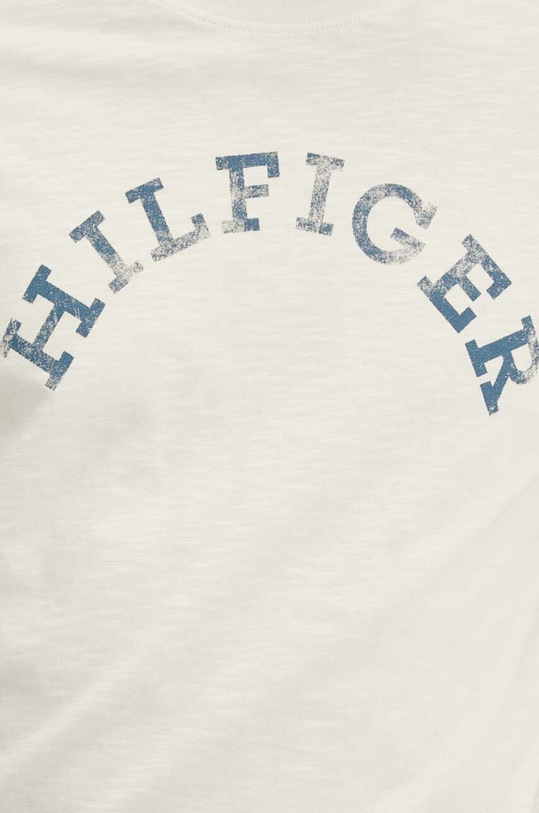 Tommy Hilfiger t-shirt bawełniany MW0MW34432 beżowy