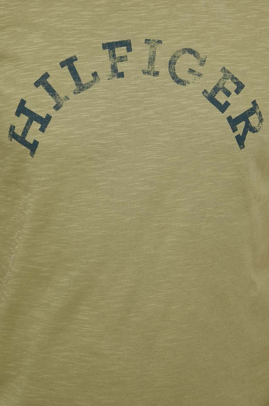 Tommy Hilfiger t-shirt bawełniany MW0MW34432 zielony