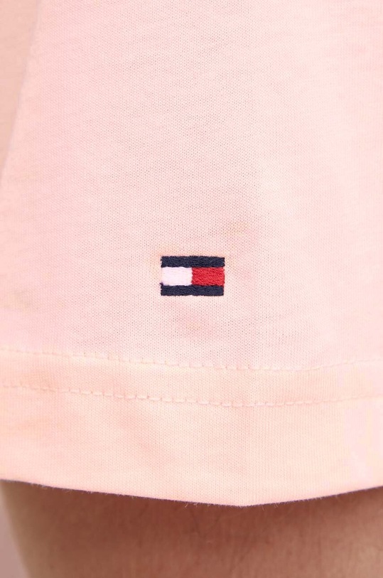 Tommy Hilfiger t-shirt bawełniany MW0MW34437 różowy