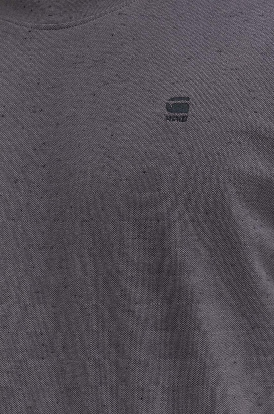 Βαμβακερό μπλουζάκι G-Star D16396.D565 γκρί