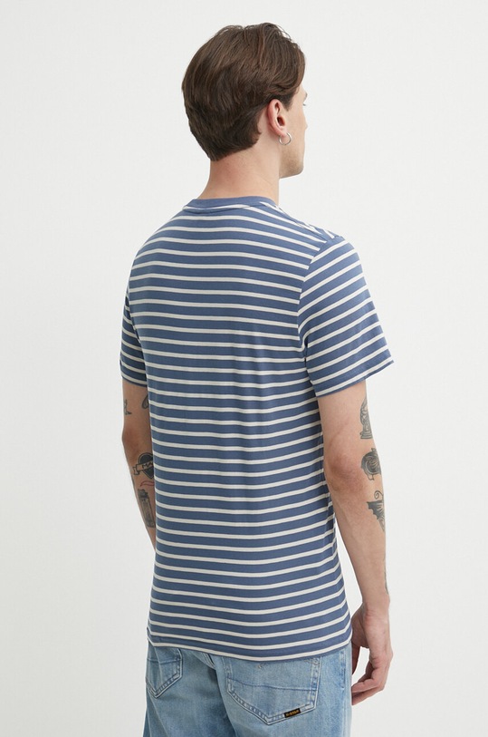 Odzież G-Star t-shirt bawełniany D24445.C339 granatowy