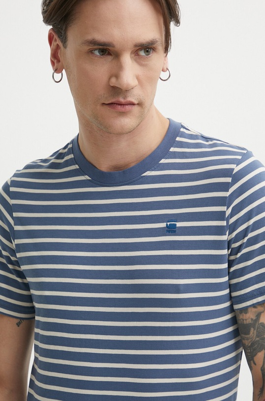 G-Star t-shirt bawełniany granatowy D24445.C339