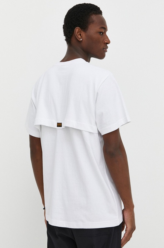Oblečenie Bavlnené tričko G-Star D24434.D593 biela