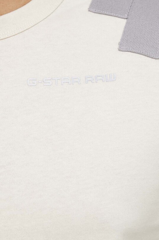 G-Star tricou din bumbac D24433.C336 bej