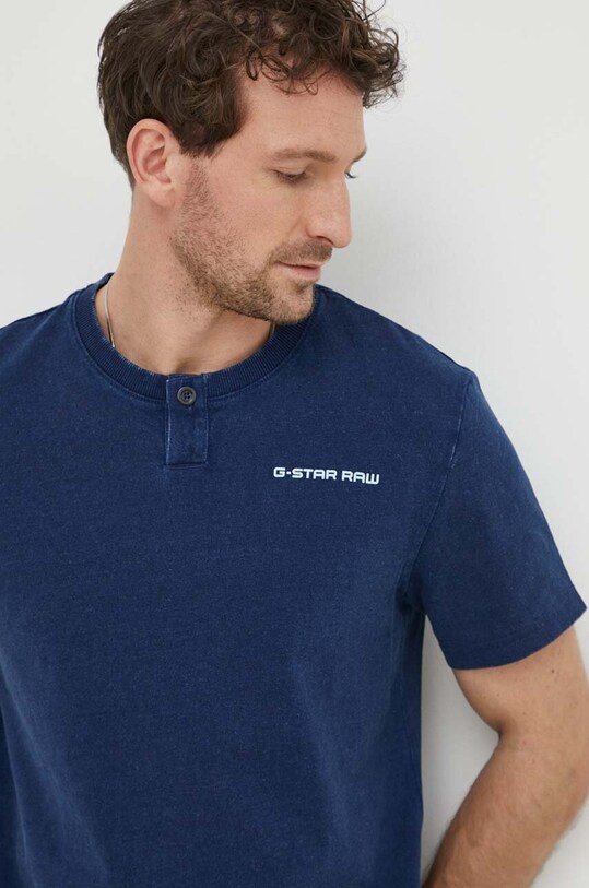 G-Star tricou din bumbac bleumarin D24435.D588