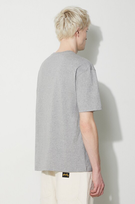 Clothing A.P.C. cotton t-shirt T-Shirt River COFDW.H26324.PLB gray