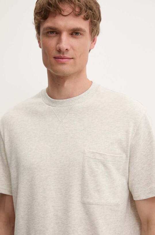 Хлопковая футболка A.P.C. T-Shirt Johnny серый COGWU.H26321.PAA