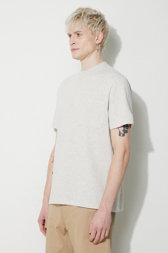 A.P.C. cotton t-shirt T-Shirt Johnny gray COGWU.H26321.PAA