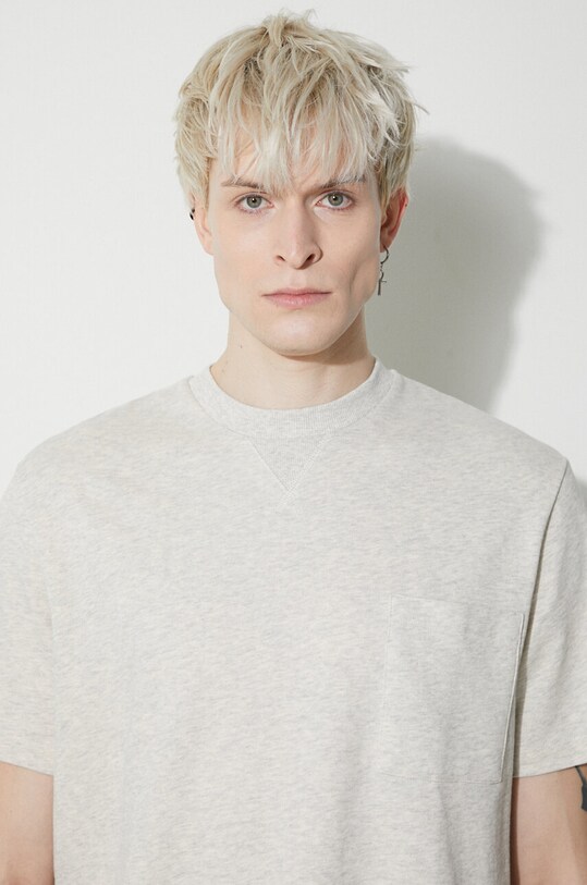 A.P.C. cotton t-shirt T-Shirt Johnny COGWU.H26321.PAA gray