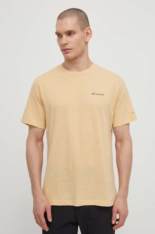 Columbia t-shirt sportowy Thistletown Hills żółty 1990751