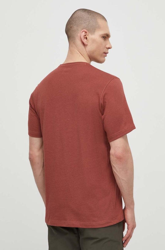 Odzież Columbia t-shirt sportowy Thistletown Hills 1990751 bordowy