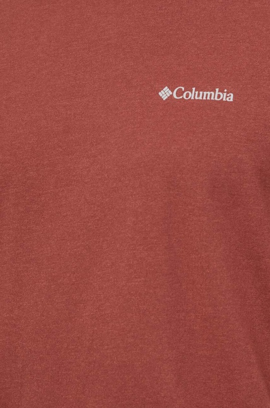Columbia t-shirt sportowy Thistletown Hills 1990751 bordowy