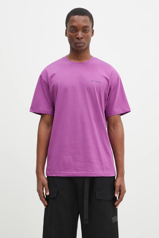 Îmbrăcăminte Columbia tricou din bumbac 2071701 roz