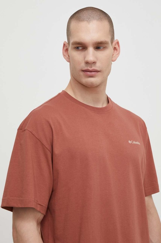 Columbia tricou din bumbac Black Butte rosu 2071701