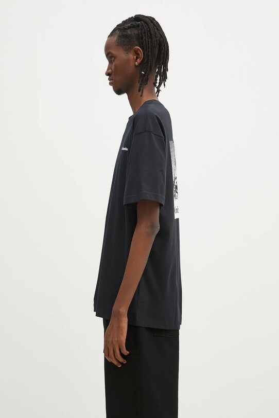 Columbia t-shirt bawełniany Black Butte 2071701 czarny SS25