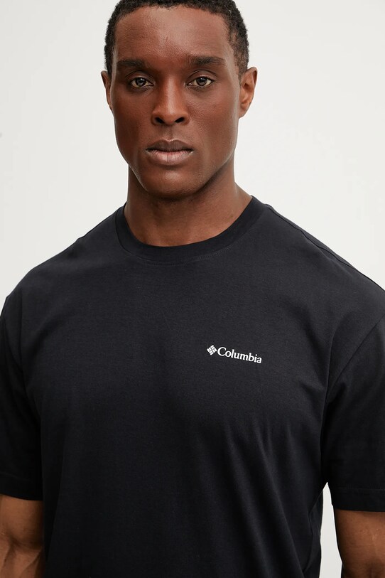 Columbia tricou din bumbac Black Butte negru 2071701