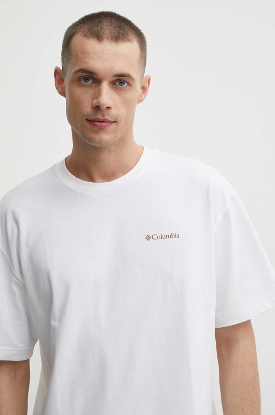 Μπλουζάκι Columbia Burnt Lake λευκό 2071711