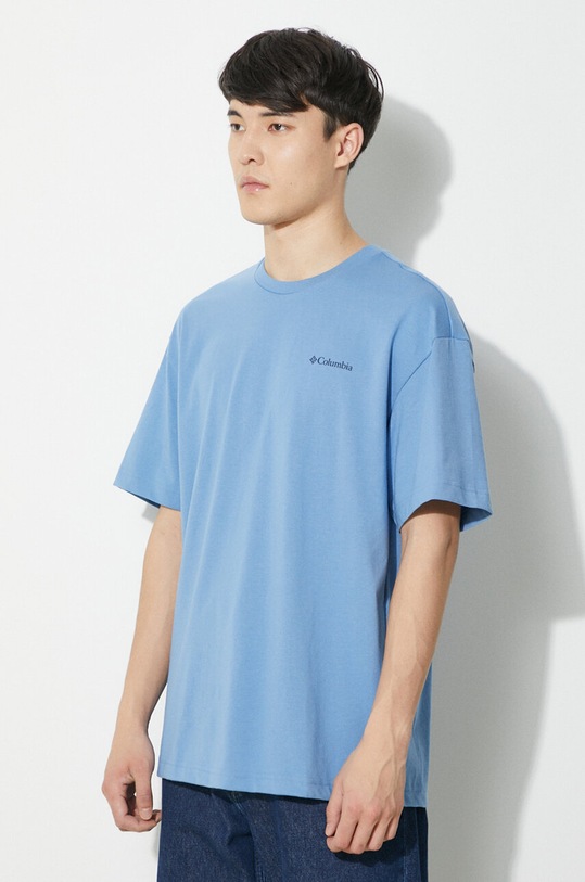 Columbia t-shirt Burnt Lake 2071711 blue