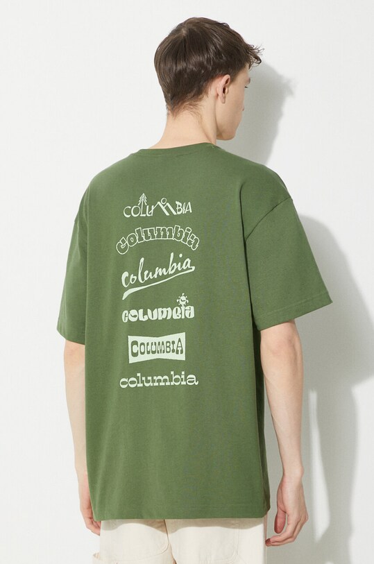 Одяг Футболка Columbia Burnt Lake 2071711 зелений