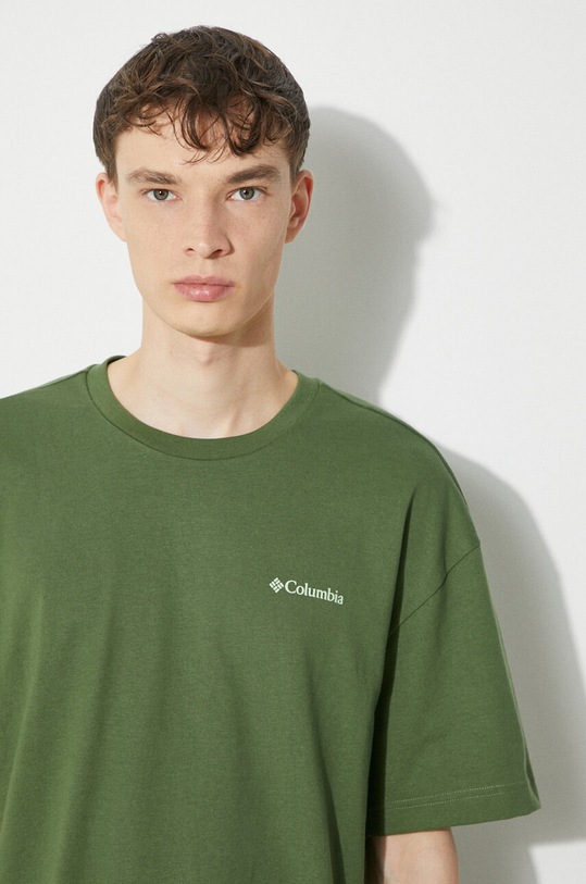 Columbia t-shirt Burnt Lake 2071711 zielony