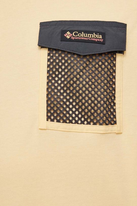 Бавовняна футболка Columbia Painted Peak 2074481 жовтий