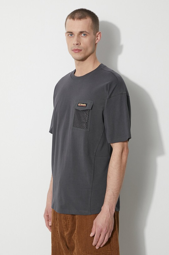 Бавовняна футболка Columbia Painted Peak 2074481 сірий