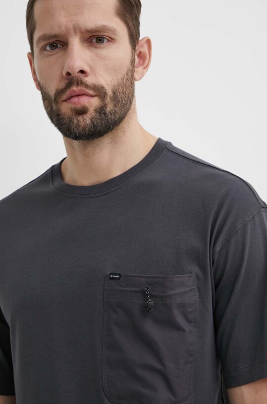 Îmbrăcăminte Columbia tricou din bumbac Landroamer 2076021 gri