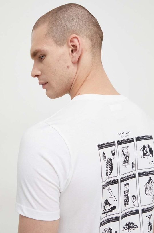 Βαμβακερό μπλουζάκι Columbia Rapid Ridge 1934824. λευκό